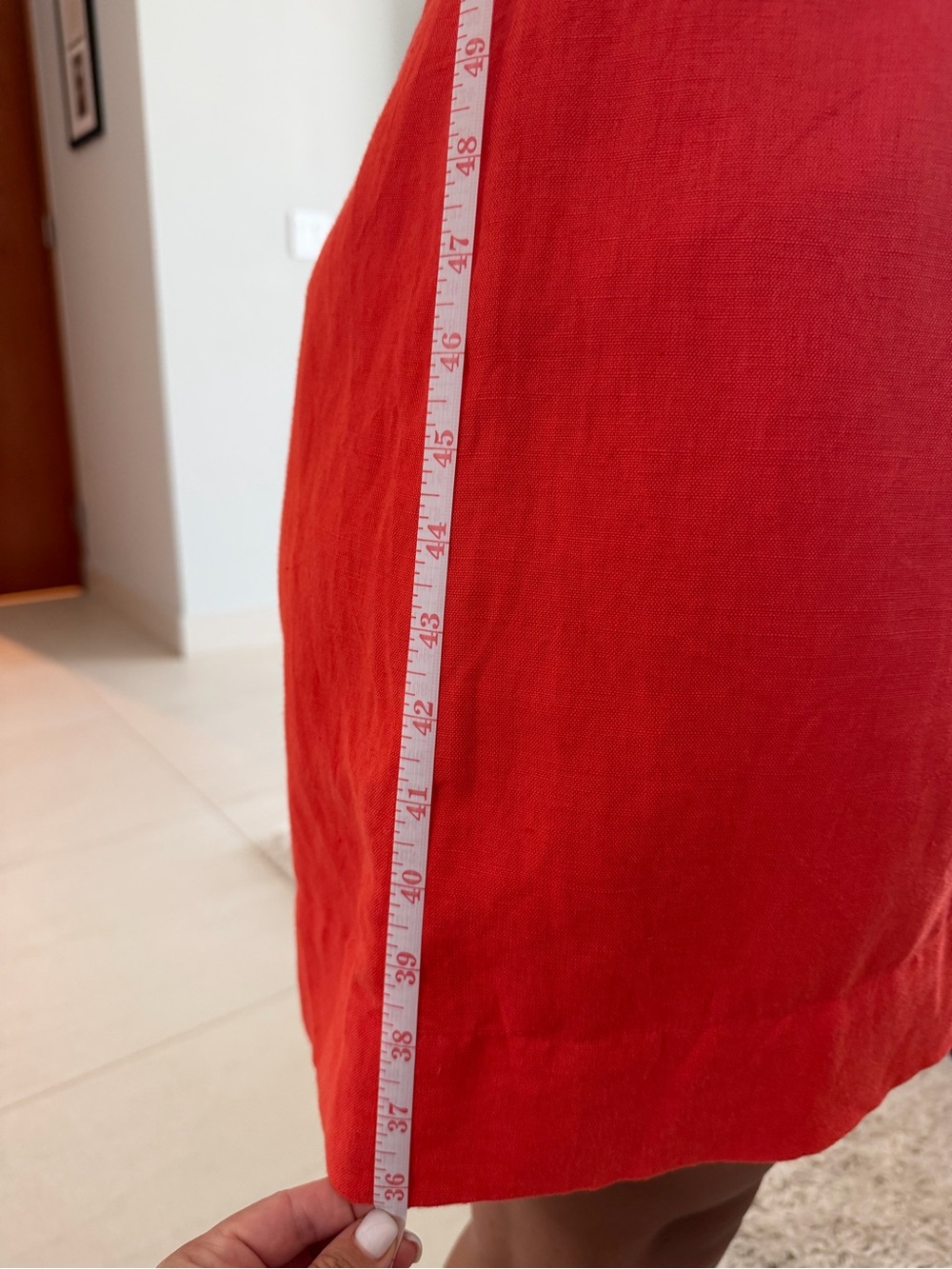 Strapless Coral Ruffle Sundress - Picture 12 of 12